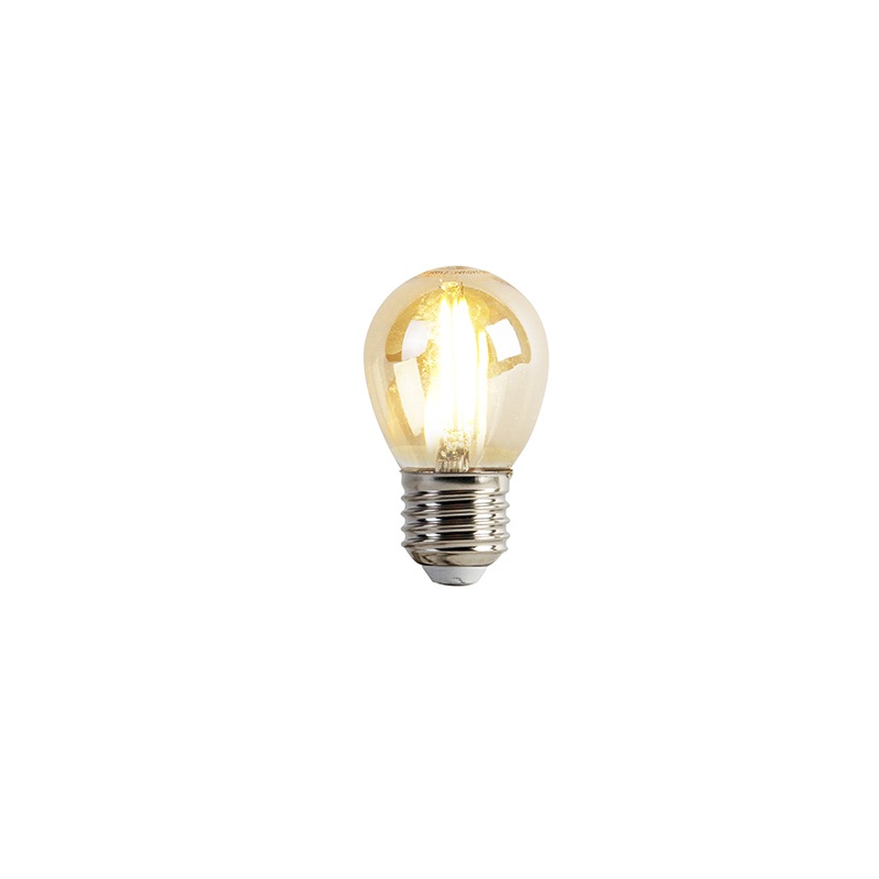 E27 stmívatelná LED lampa P45 goldline