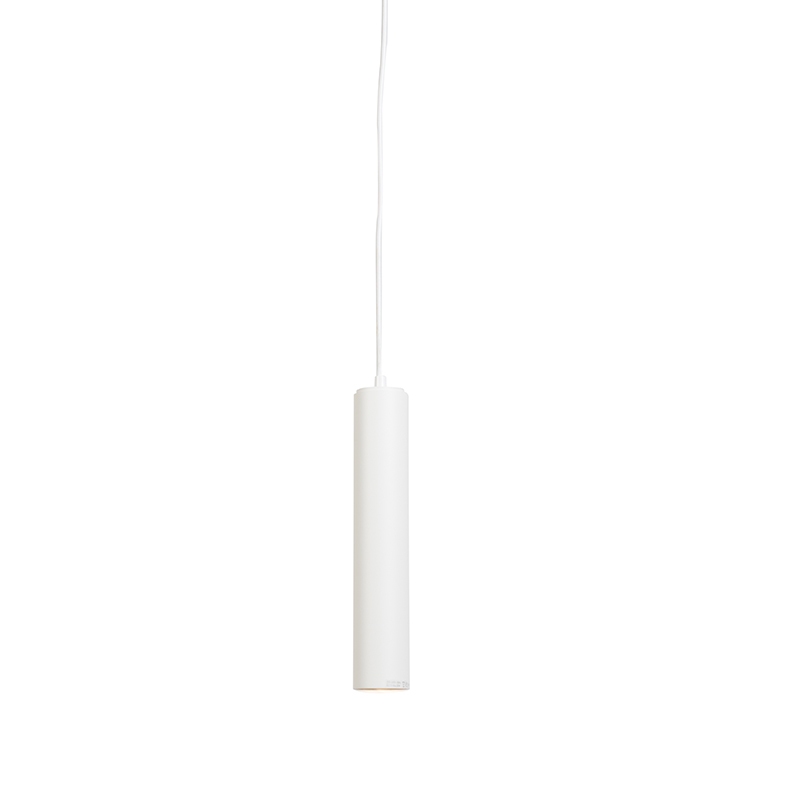 Designová závěsná lampa bílá -