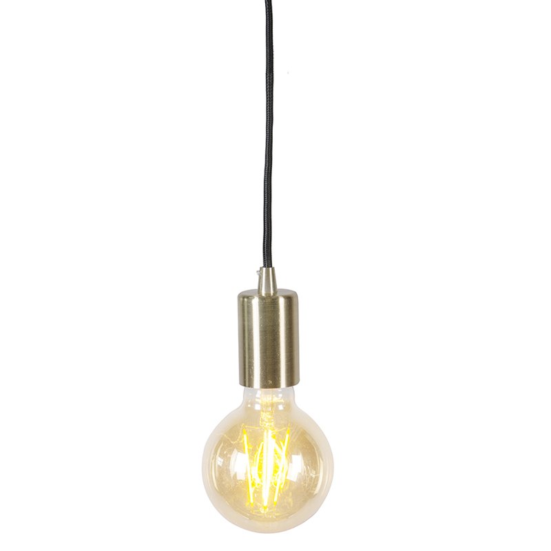 Moderní závěsná lampa zlatá - Facil