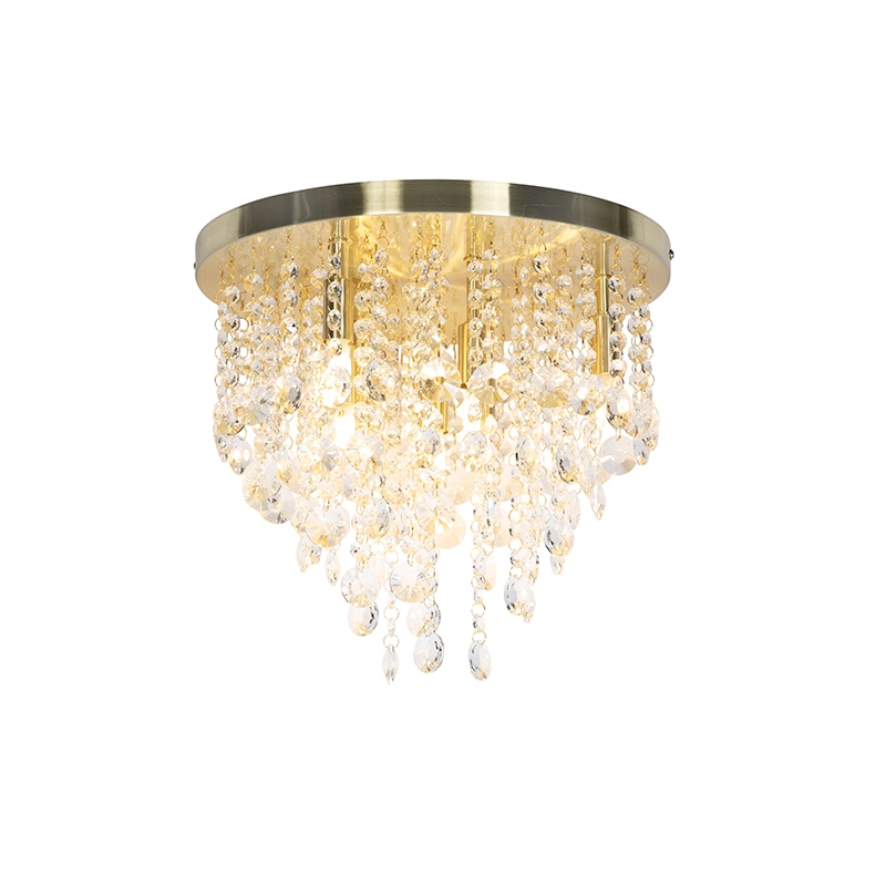 Klasická stropní lampa zlatá / mosaz 35 cm -