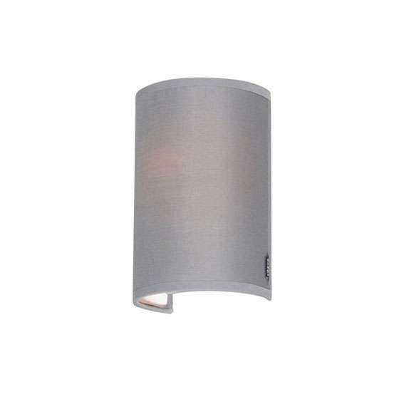 Moderní nástěnná lampa šedá - Simple