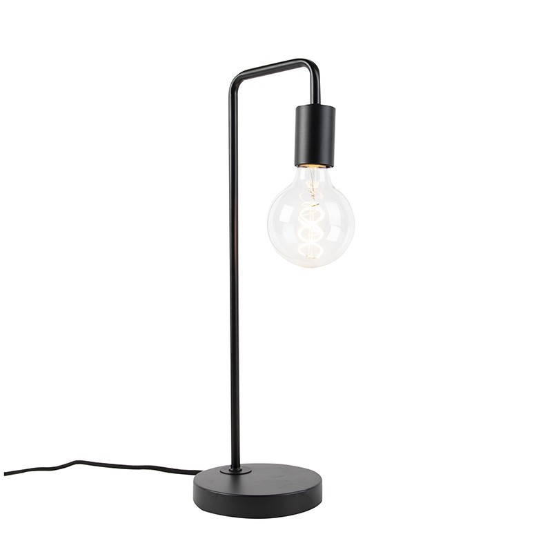 Moderní černá stolní lampa