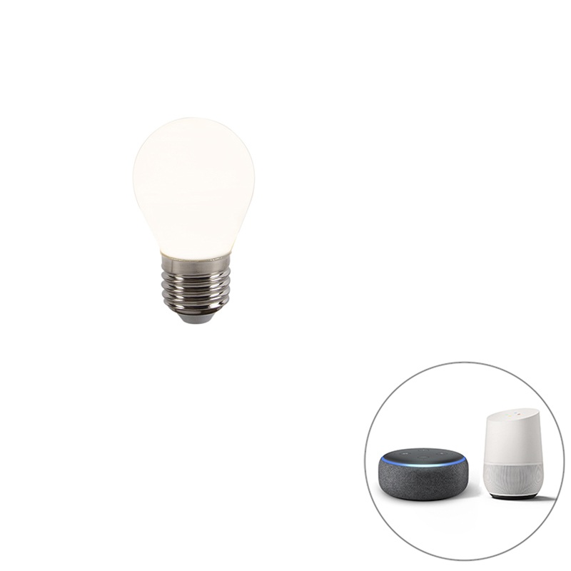 E27 stmívatelná LED lampa P45 WiFi Smart s
