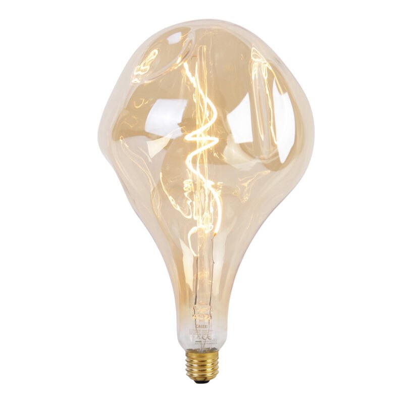 E27 stmívatelná LED lampa PS160 zlatá