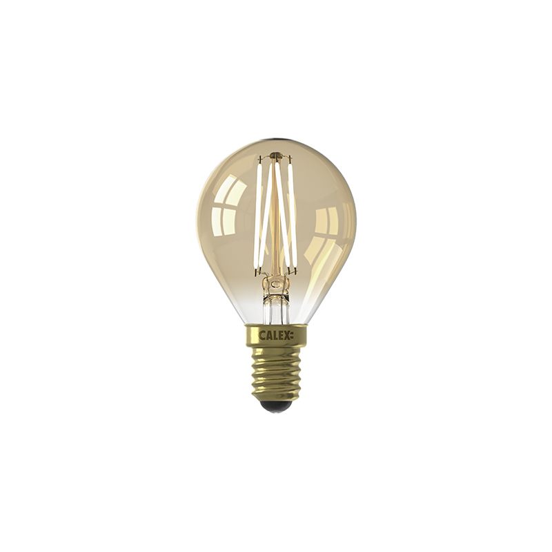 E14 stmívatelná LED lampa P45 goldline