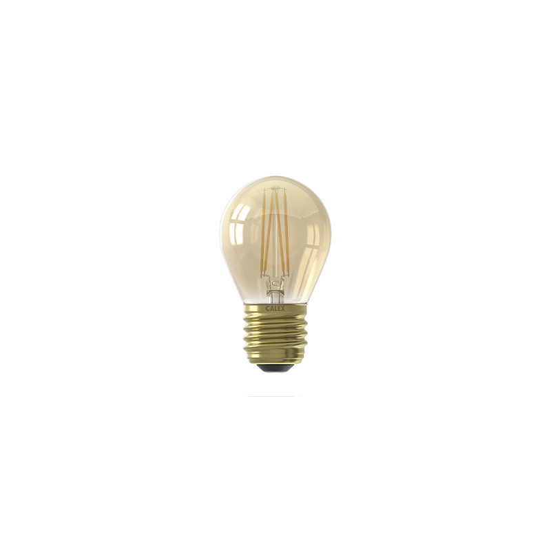 E27 stmívatelná LED lampa P45 goldline