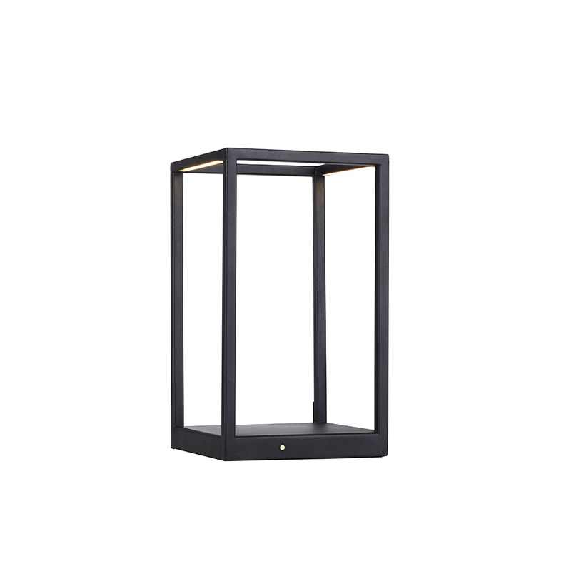 Designová stolní lampa černá včetně LED s
