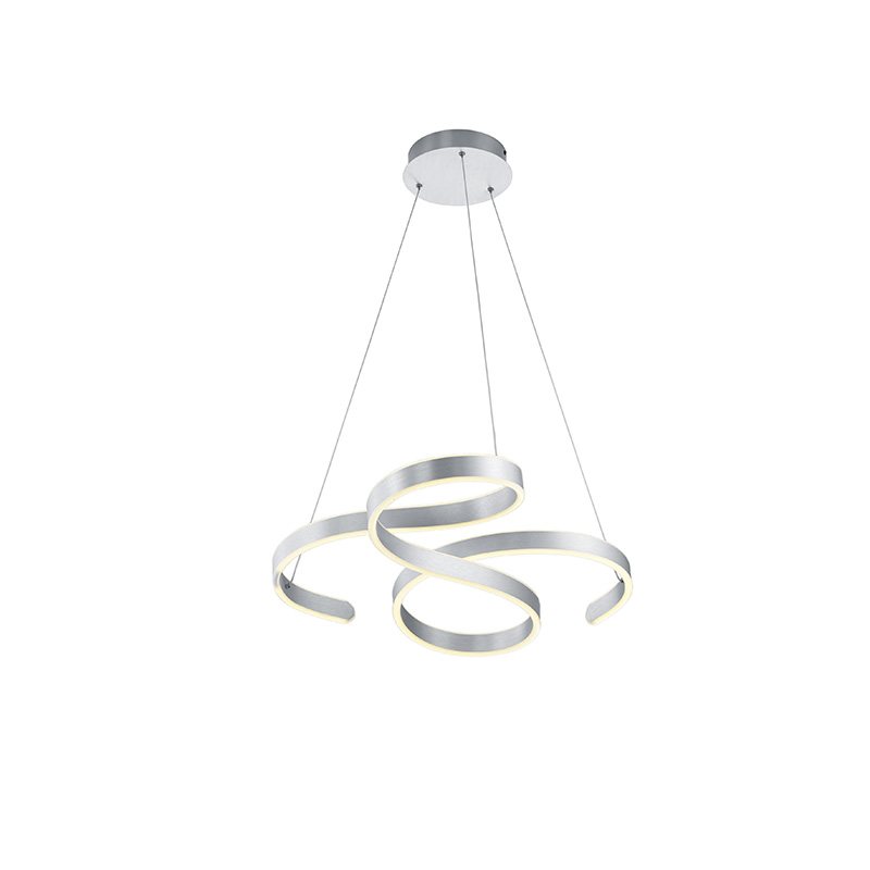 Designová závěsná lampa z oceli vč. LED