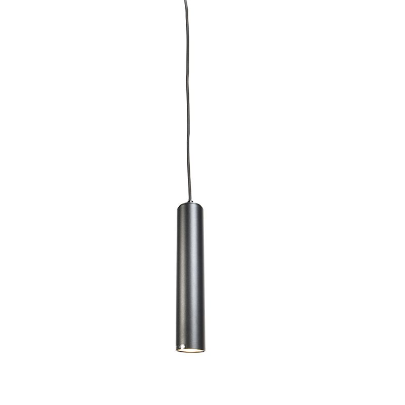 Designová závěsná lampa černá -