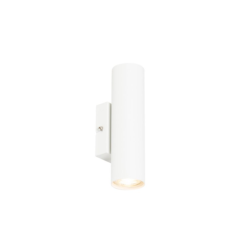 Moderní nástěnné svítidlo bílé 2