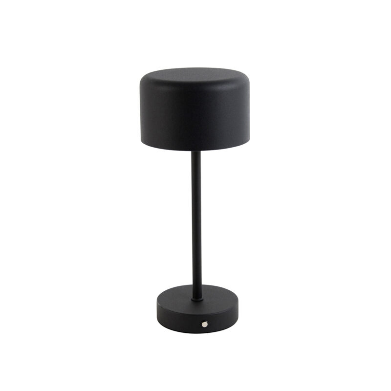 Moderne tafellamp zwart oplaadbaar