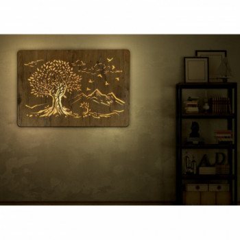 Li-Go "Dva duby" světelný obraz 90x62cm