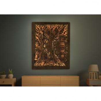 Li-Go "Pohádkový strom" světelný obraz 72x93cm