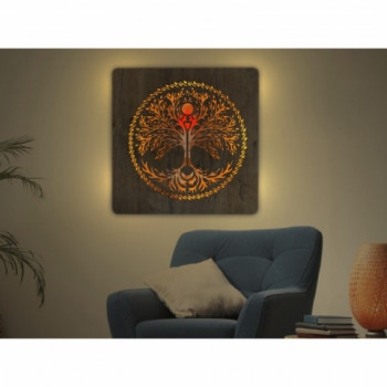 Li-Go "Strom srdce" světelný obraz 62x62cm