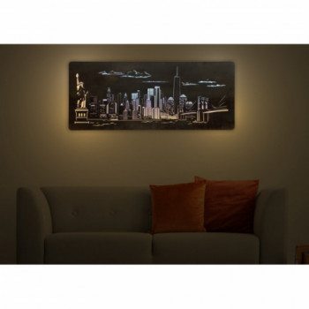 Li-Go "New York" světelný obraz s baterií 120x50cm