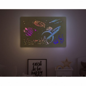 Li-Go "Vesmír" světelný obraz RGB 90x60cm