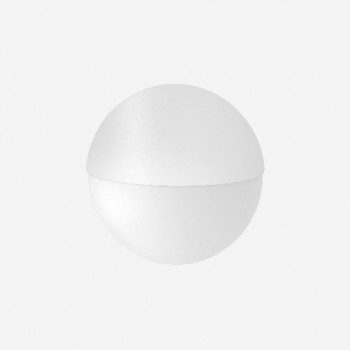 Nástěnné svítidlo SEMILUNA 1x60(46)W E27 sklo bílá