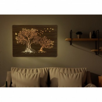 Li-Go "Dvě olivy" světelný obraz 90x62cm