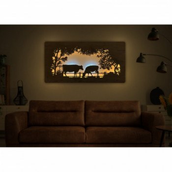 Li-Go "Kravičky" světelný obraz 120x60cm