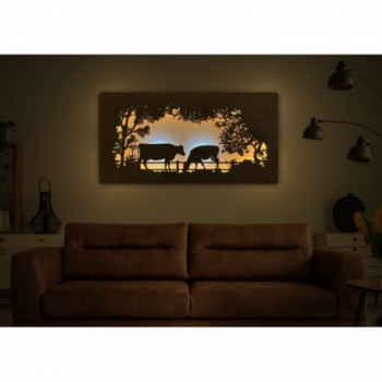 Li-Go "Kravičky" světelný obraz s baterií 120x60cm